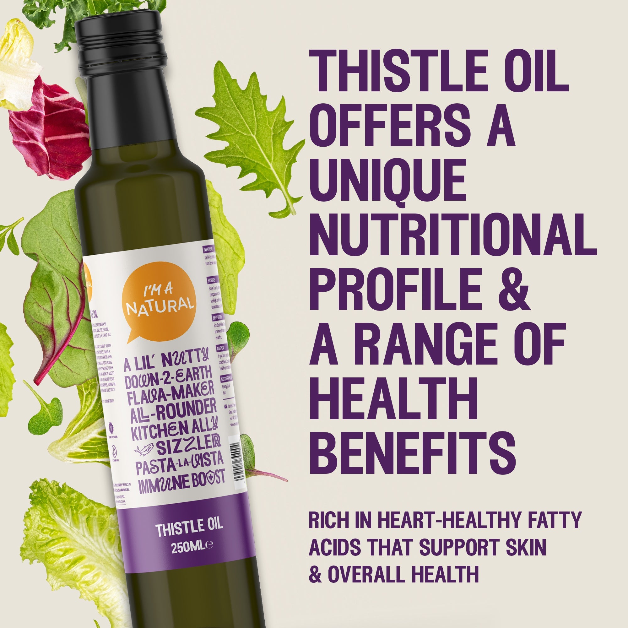 Milk Thistle Oil 250ml — cold pressed and unrefined, single ingredient