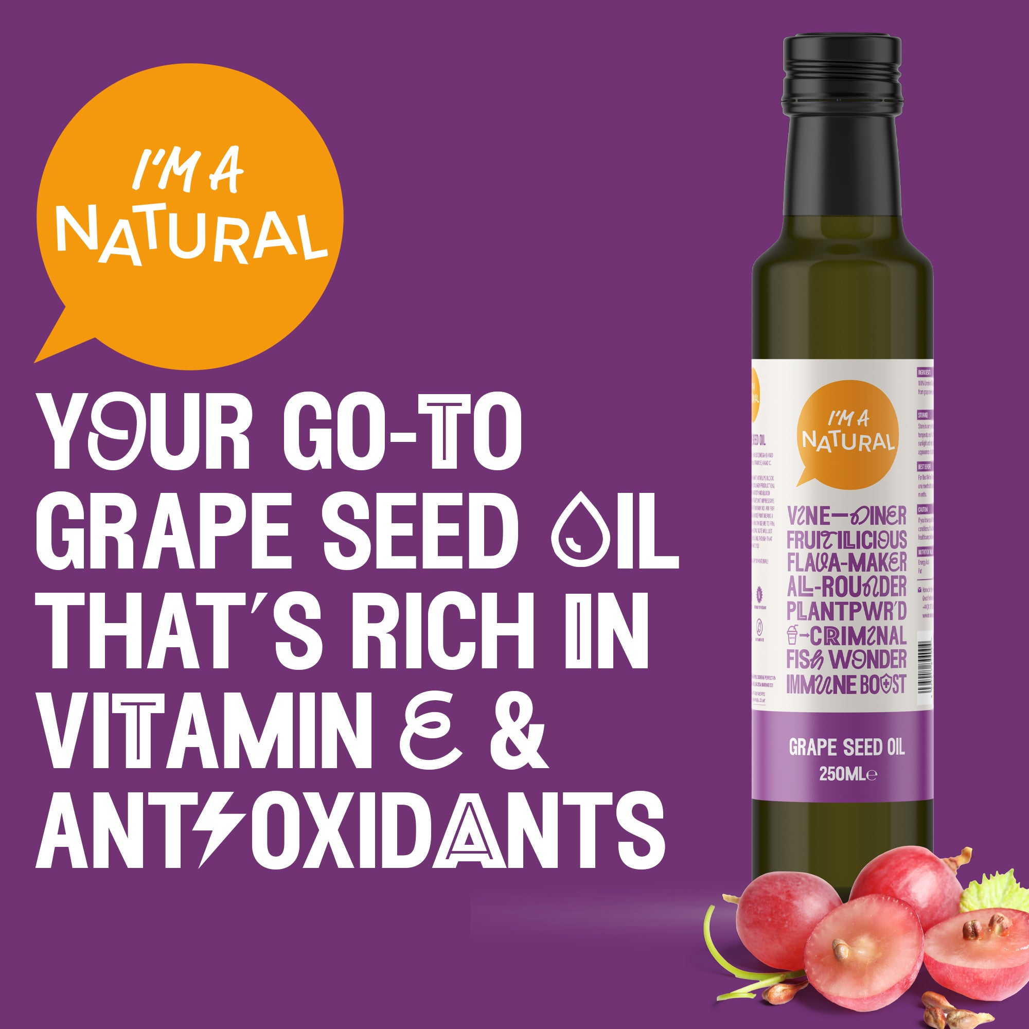 Grape Seed Oil (250ml)