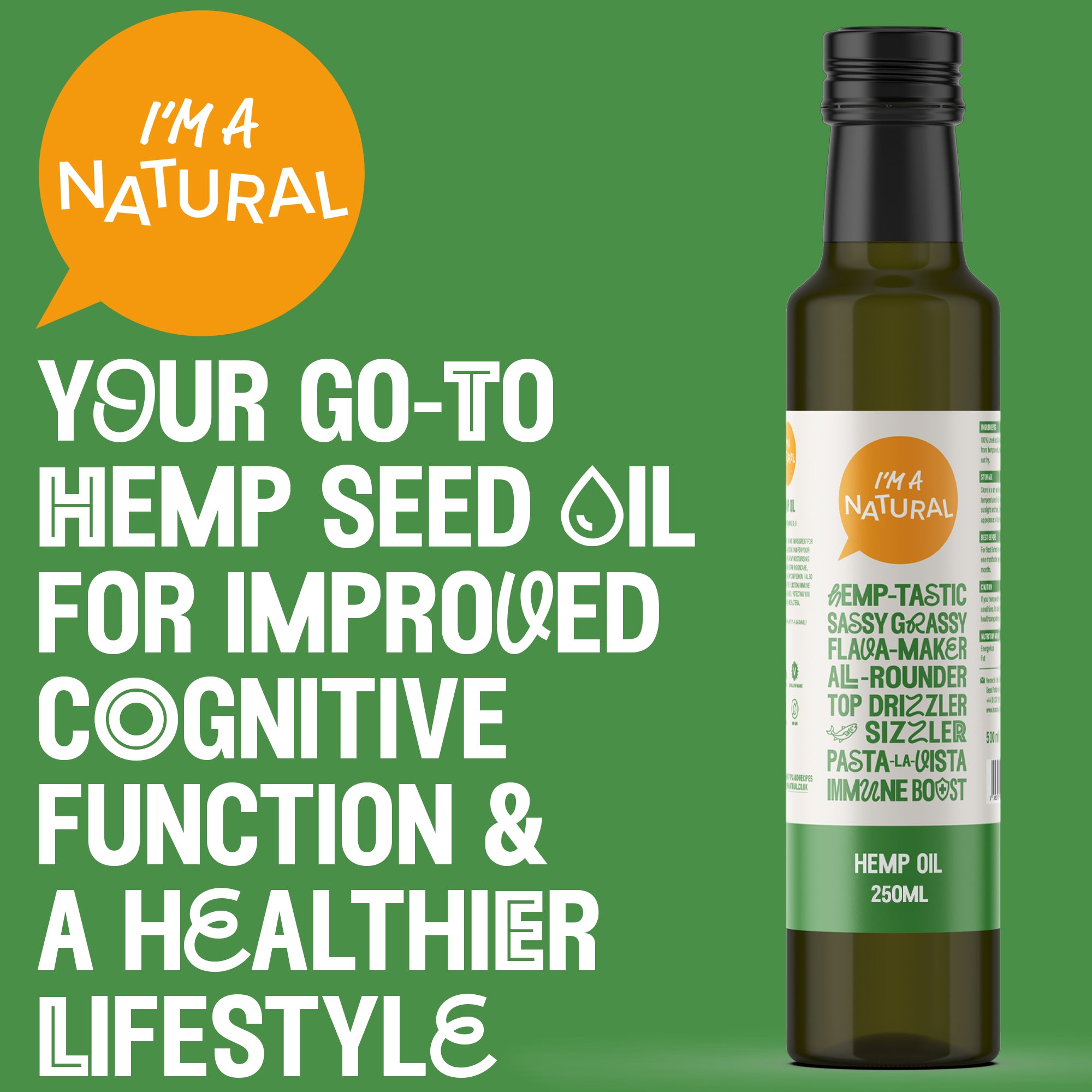 Hemp Seed Oil (250ml)
