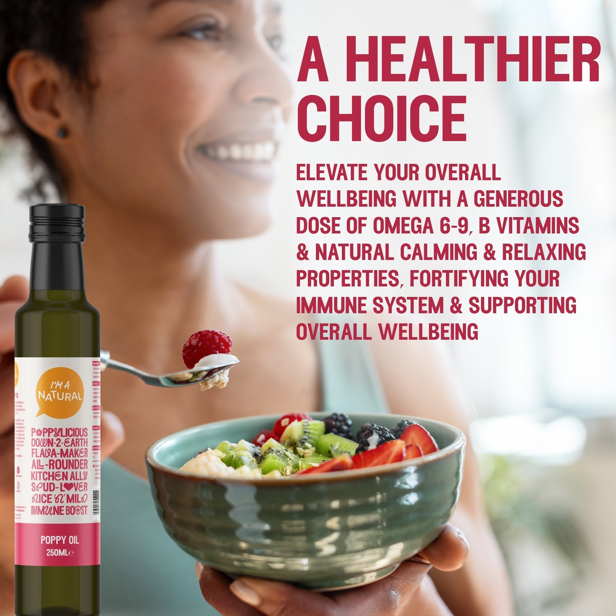 Poppy Seed Oil 250ml — cold pressed by I'm A Natural