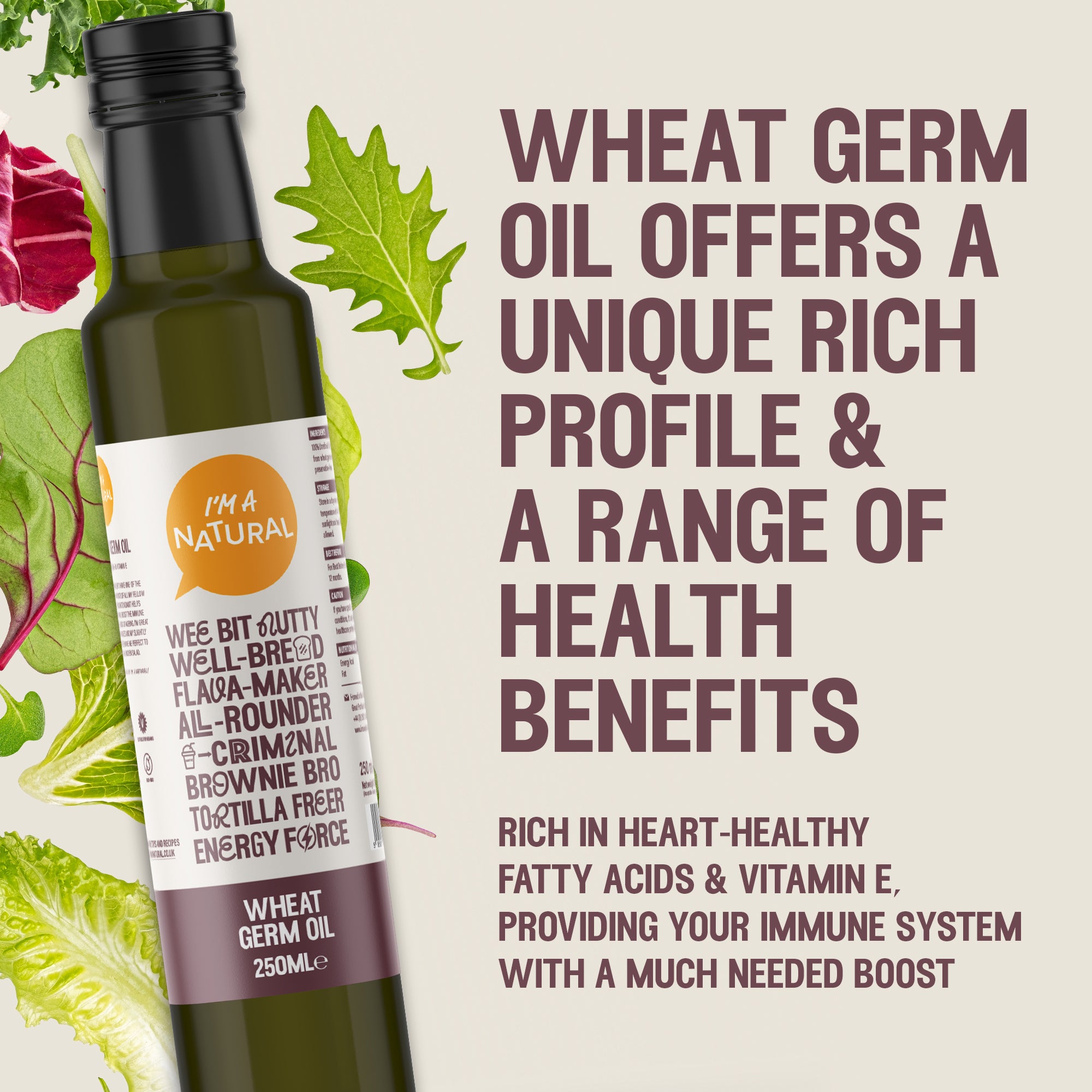 Cold Pressed Wheatgerm Oil (250ml)