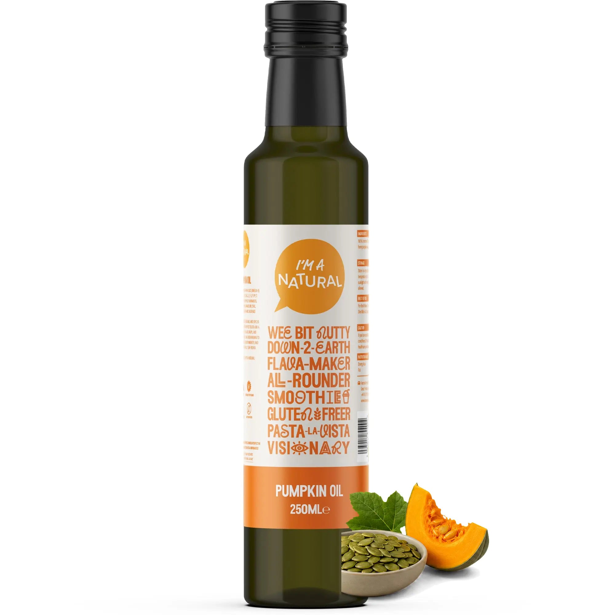 Pumpkin seed oil 250ml with pumpkin seeds