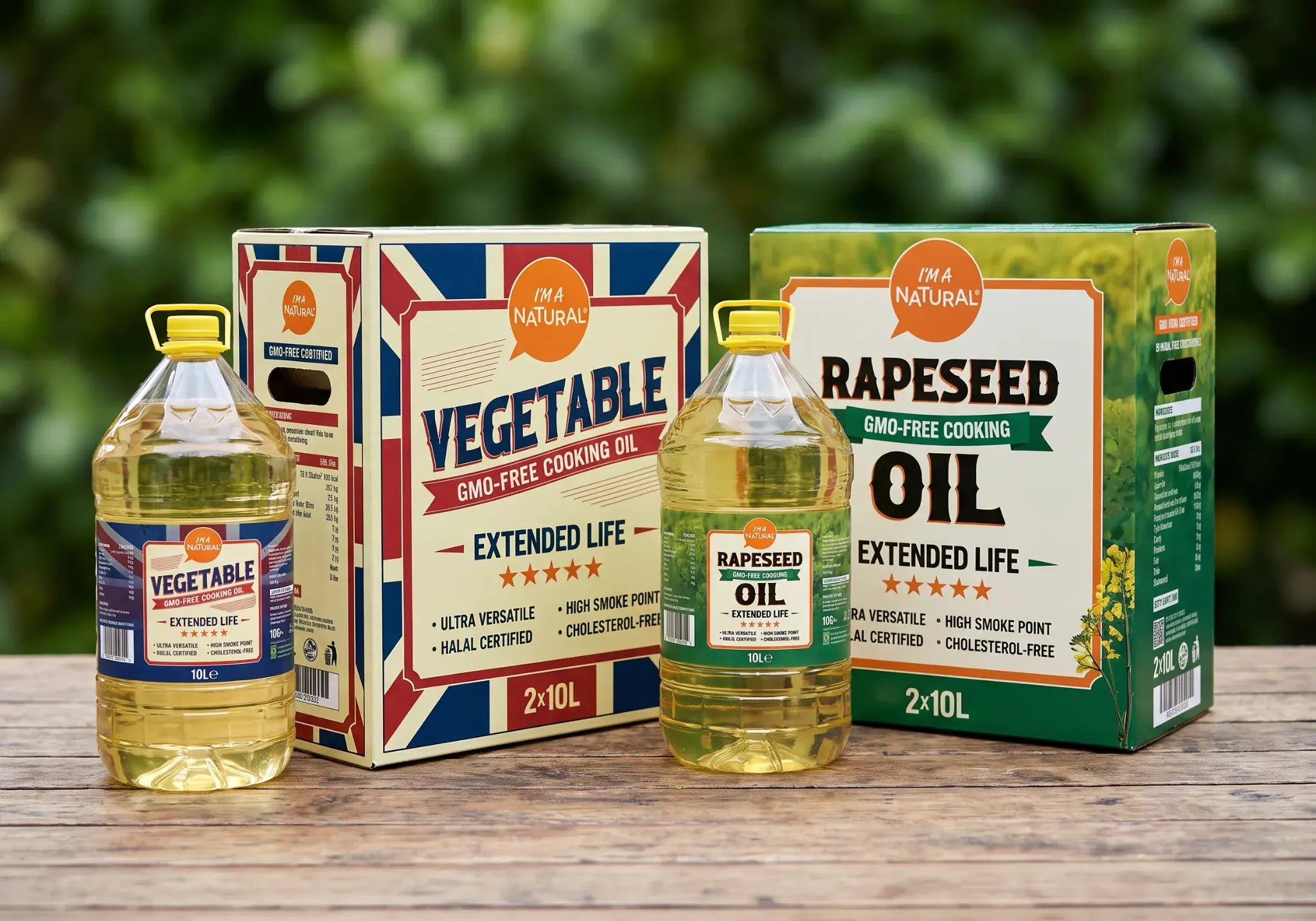 2x10L Vegetable and Rapeseed Oil
